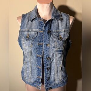 Paris Blues Classic Blue Denim Vest